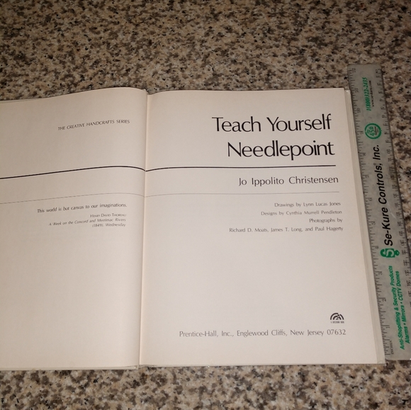 Vintage 1978 Teach Yourself Needlepoint by Jo Ippolito Christensen, gently used - Picture 11 of 12